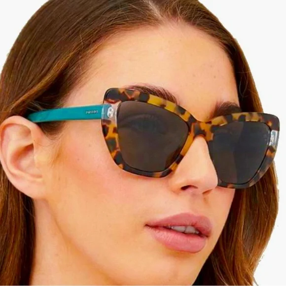 Prada Aunthentic Tortoise cat eye sunglasses Sunglasses Prada PR 19ZS 2AU6S1 55-17 Tortoise main image 4
